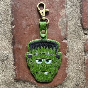 Portland Leather Goods Green Frankenstein Frankie Keychain